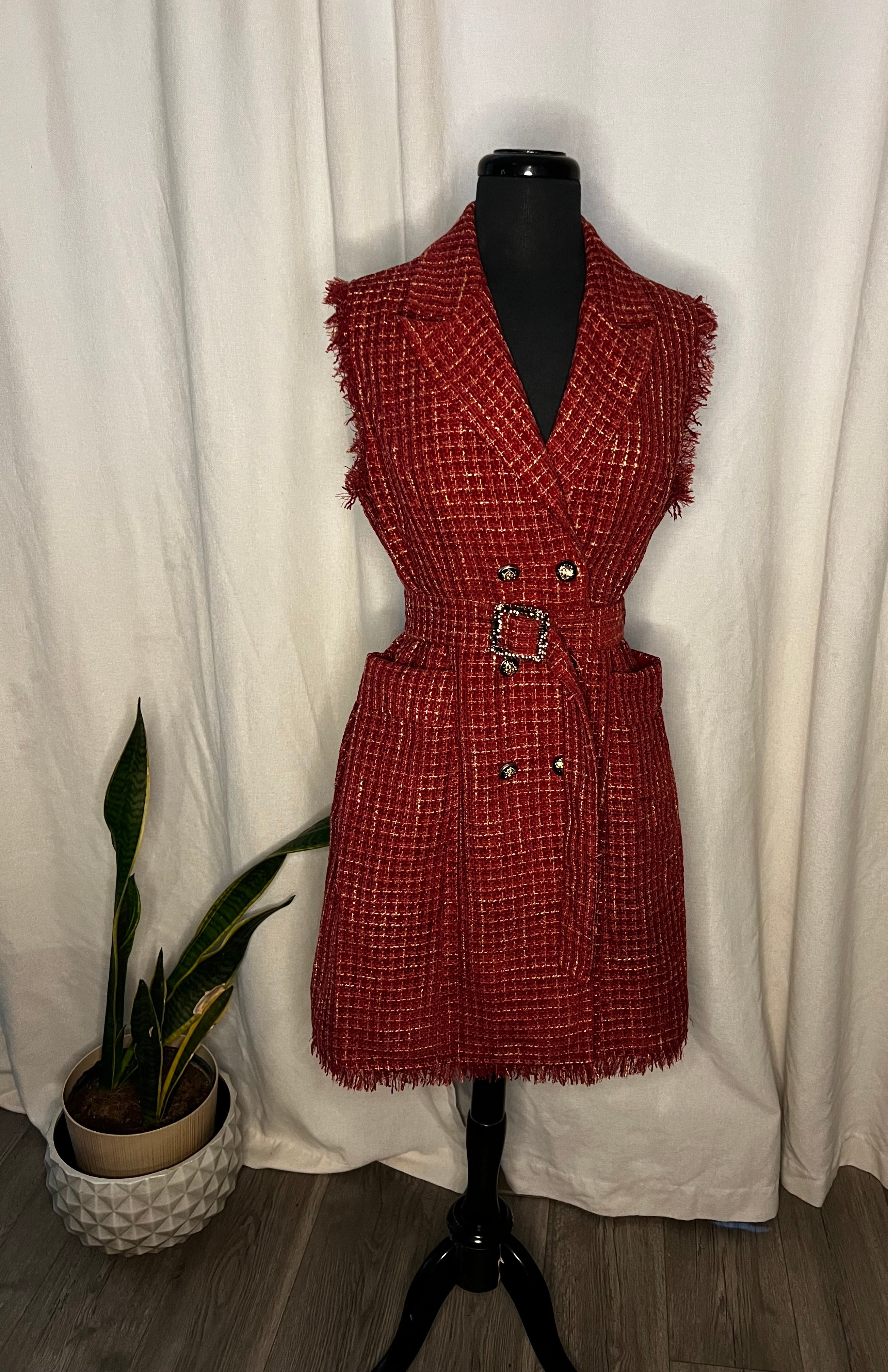 Red dress