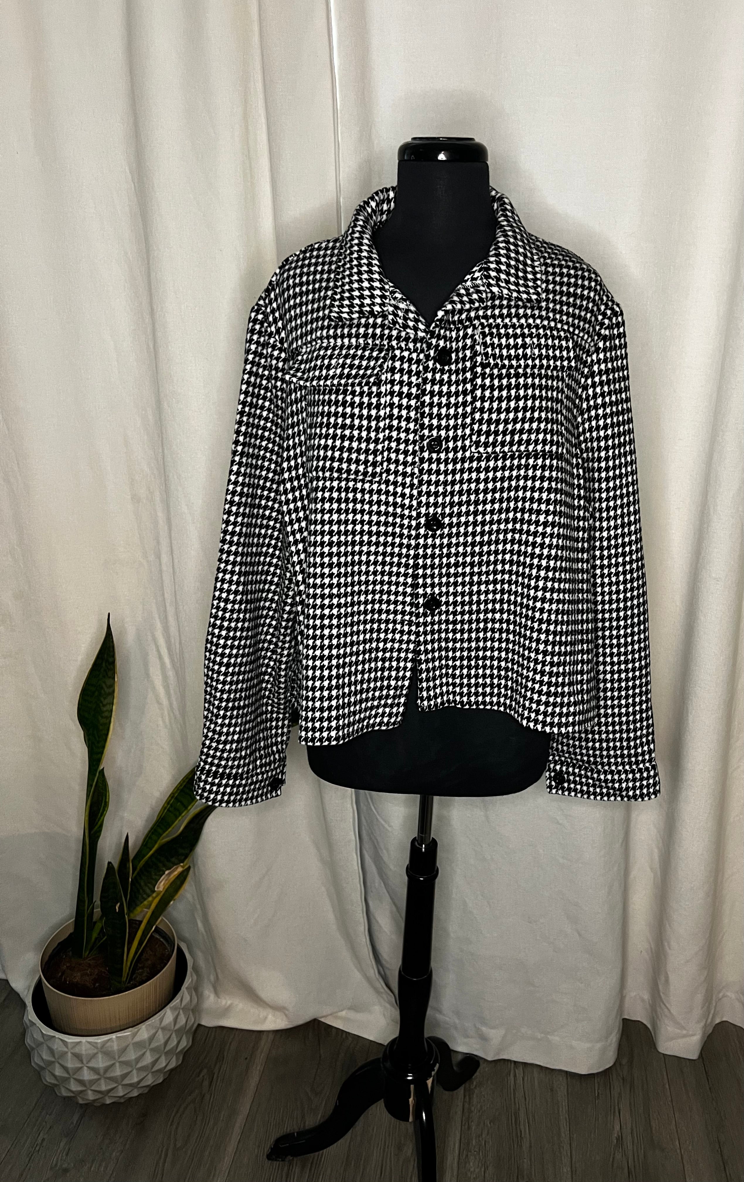 Black & white Coat