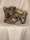 Snake Heels shoes
