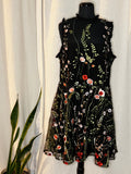 Black Flower Dress