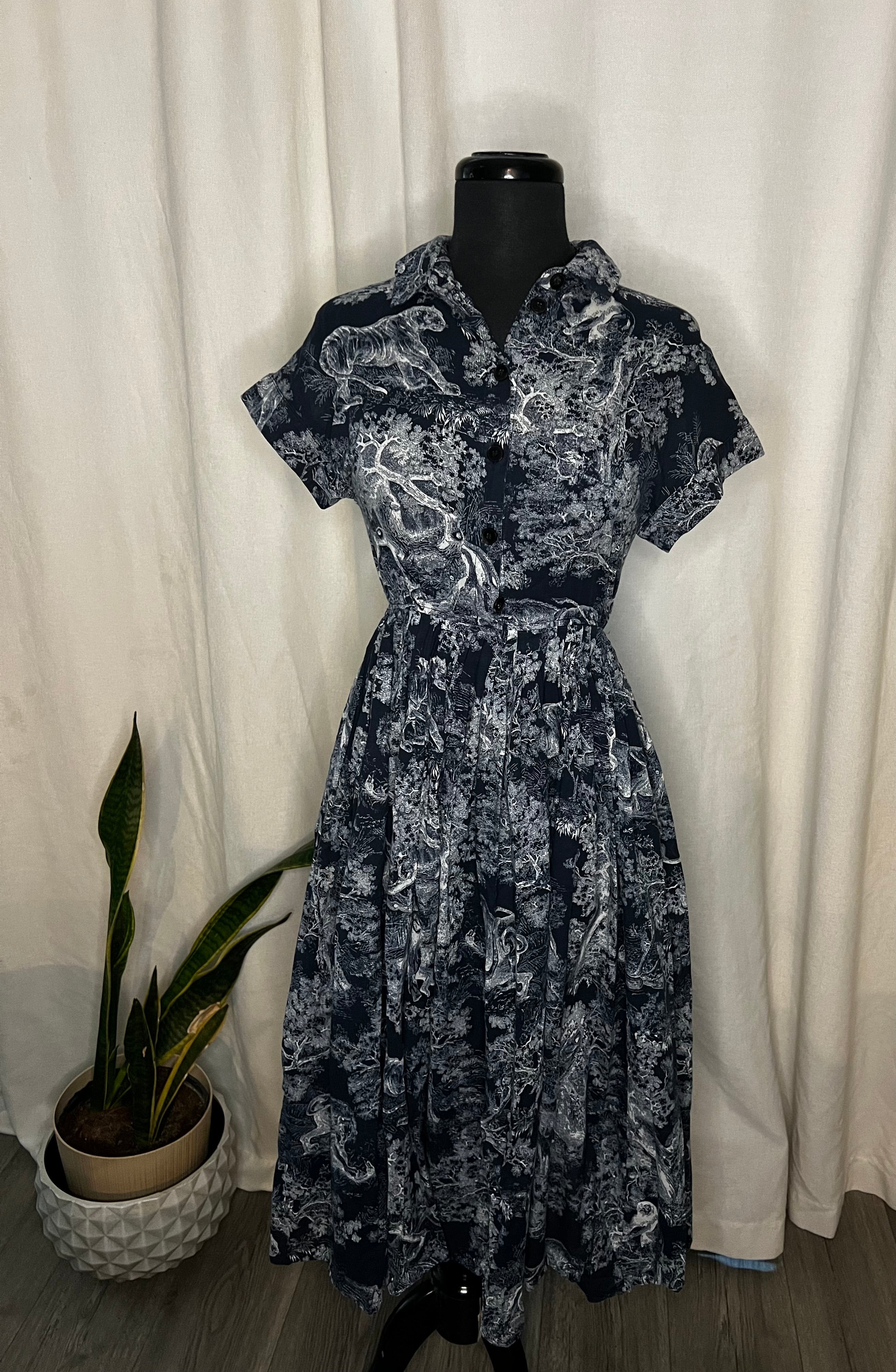 Blue dress
