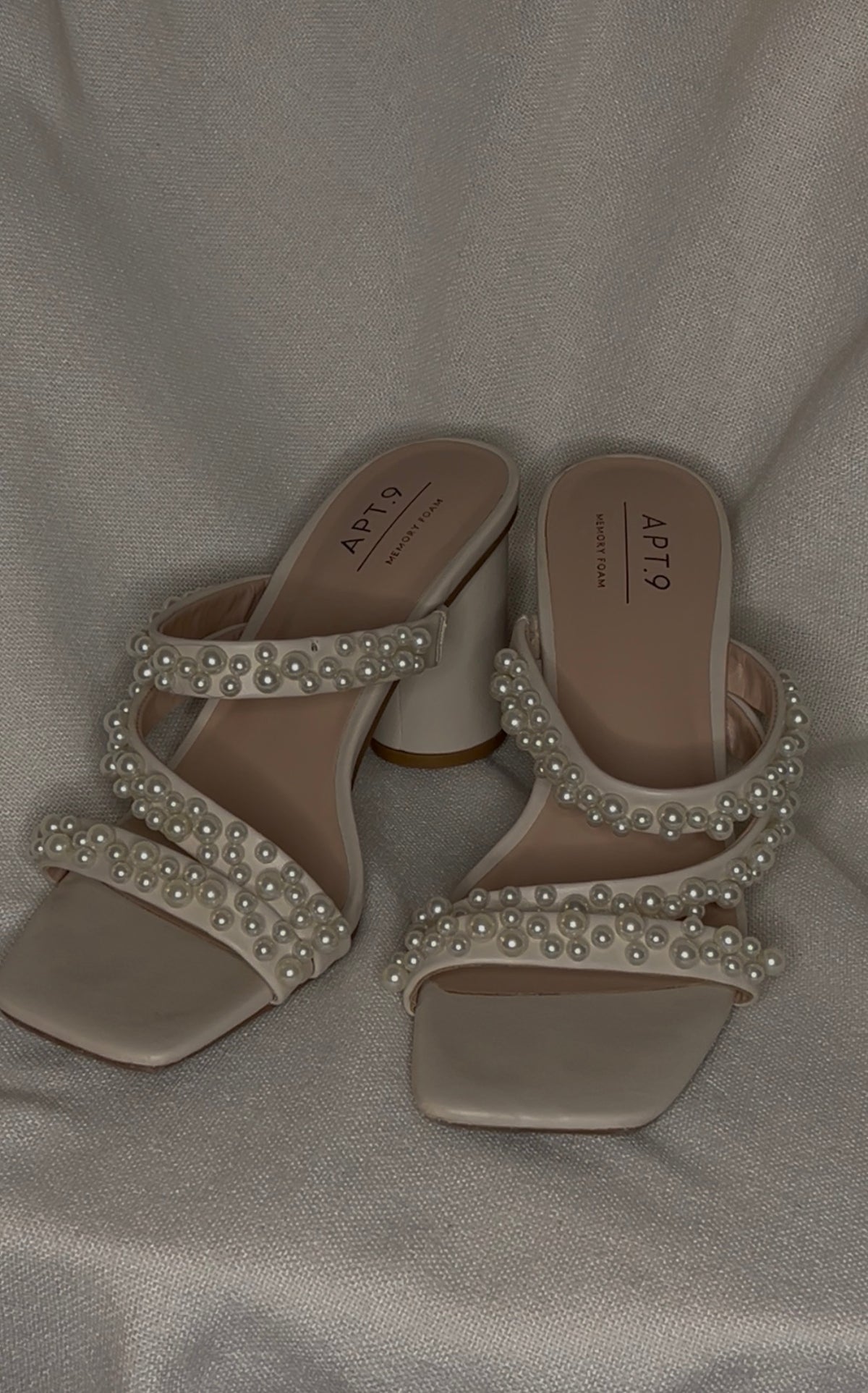 pearl heels shoes
