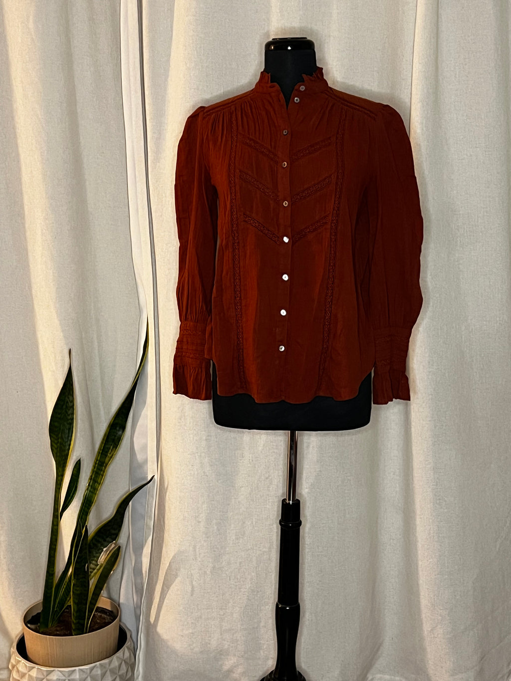 Orange Blusa